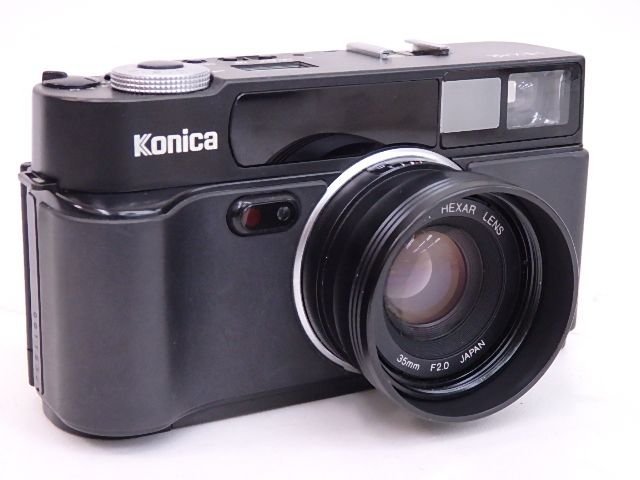 Konica/コニカ レンズ固定式35mm高級コンパクトカメラ HEXAR ブラック