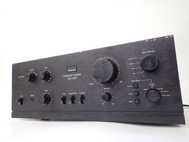 SANSUI AU-607 山水電気 サンスイ DC プリメインアンプ インテグレー