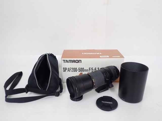 カメラ レンズ(ズーム) TAMRON SP AF 200-500mm F5-6.3 Di LD IF A08 ニコンFマウント 超望遠 