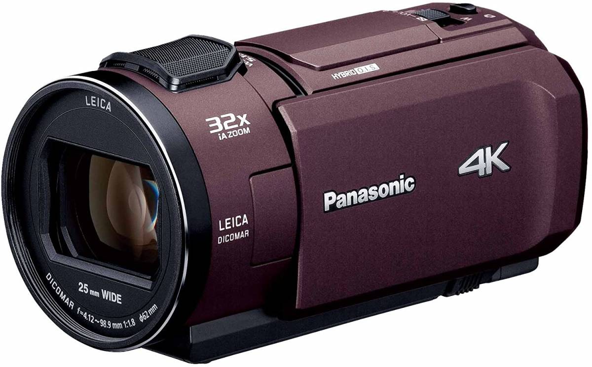 ◆未使用 Panasonic(パナソニック) 大容量64GB デジタル4Kビデオカメラ HC-VX1M-T(ブラウン) LEICA-DICOMAR 超高画質ムービー_イメージ画像