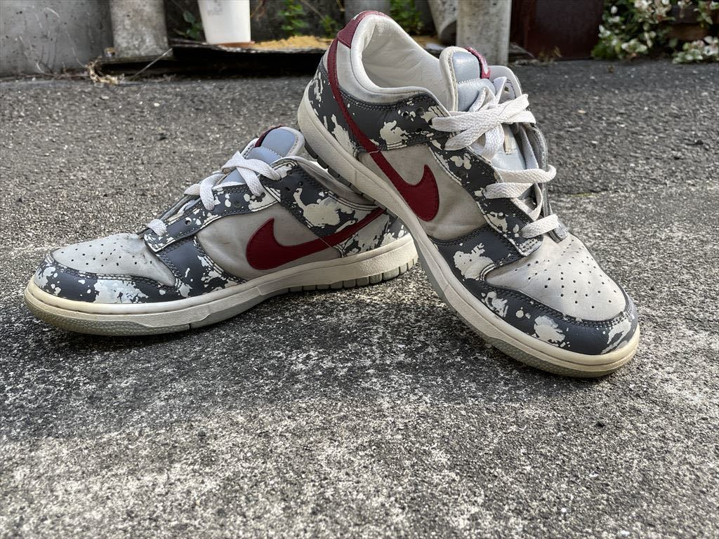 人気色 NIKEナイキ DUNK SPLATTERスプラッター ダンクロー スニーカー