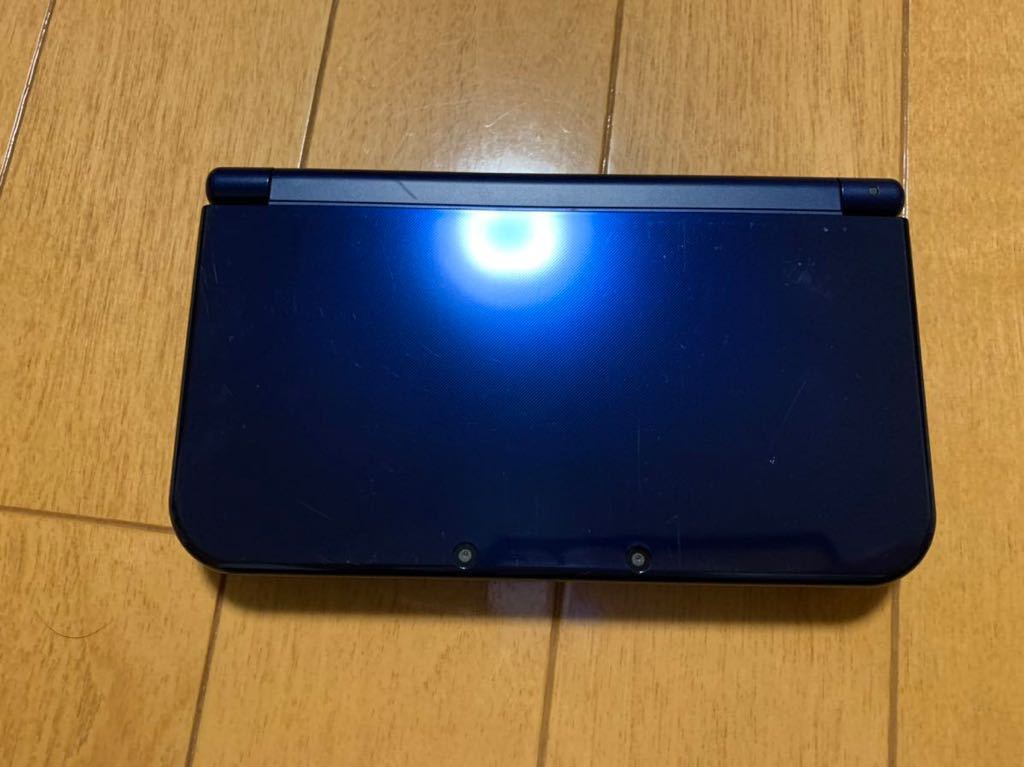 格安ネット通販 【動作良好】Newニンテンドー3DS LL メタリックブルー 充電器付き 携帯用ゲーム本体
