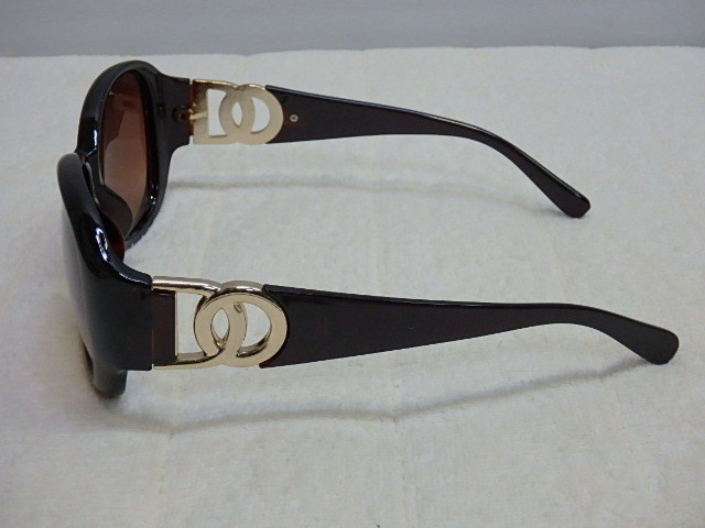 s205u　中古　サングラス　茶色　PY2666-2　15%　眼鏡フレーム　めがね　部品パーツ取り用　ジャンク_画像3