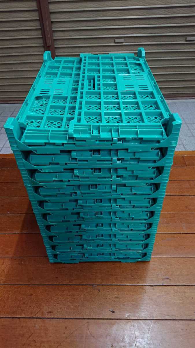 ⑪折り畳み コンテナ 626 10枚セット オリコン 野菜/アウトドア ⑪折り畳み コンテナ 626 10枚セット オリコン 野菜/アウトドア