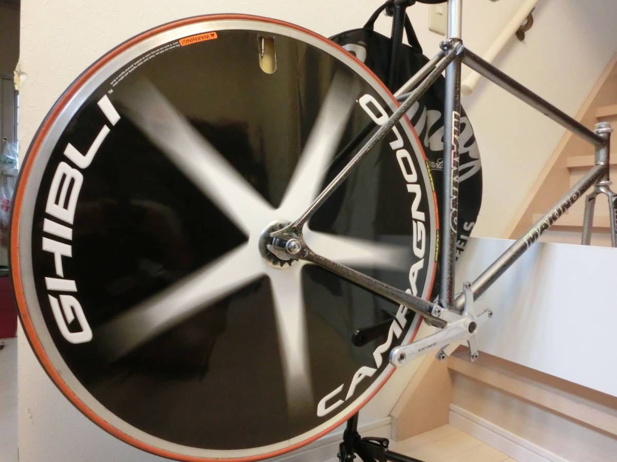 ☆CAMPAGNOLO GHIBLI (カンパニョーロ ギブリ) トラック リアディスクホイール 700C 中古 美品!!!