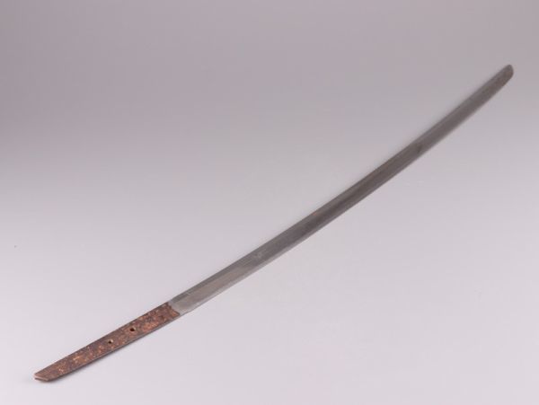 古美術 時代武具 刀 67.8cm 祐定 在銘 登録付 拵え 外装 時代物 極上品 初だし品 3694_画像4