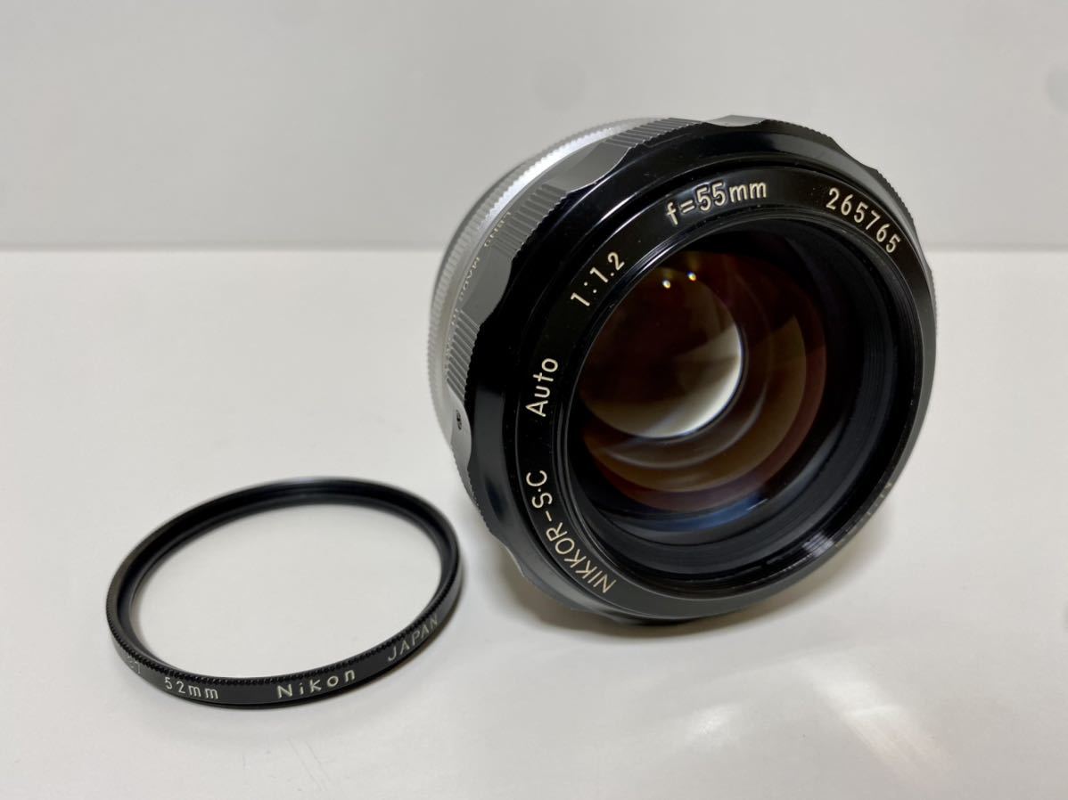 Nikon ニコン NIKKOR-S.C Auto F1.2 55mm 大口 単焦点 レンズ