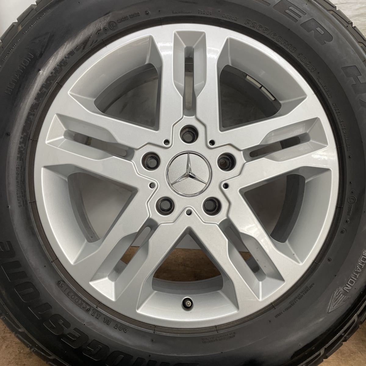 美品!ベンツ AMG Gクラス W463 G350d 純正 18インチ 7.5J +63 PCD130