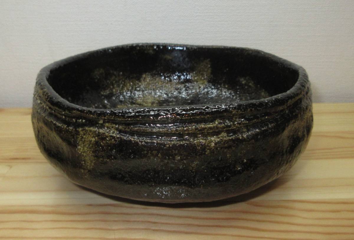 超歓迎された 【逢絢亭】茶道具 水屋道具 花蝶窯 灰器 楽焼 焼貫灰器