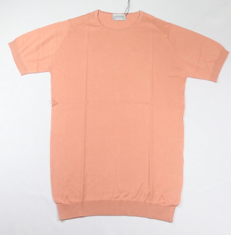 新品 John Smedley　ジョンスメドレー 最高級シーアイランドコットン　Tシャツ Sサイズ 　MADDER _画像1