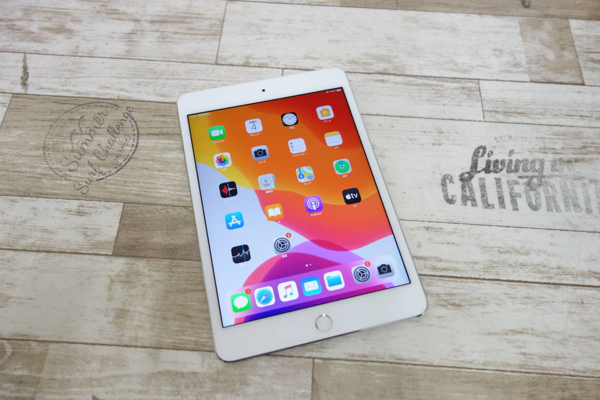 docomo SIMロック解除済 iPad mini 4 Wi-Fi+Cellular 16GB シルバー