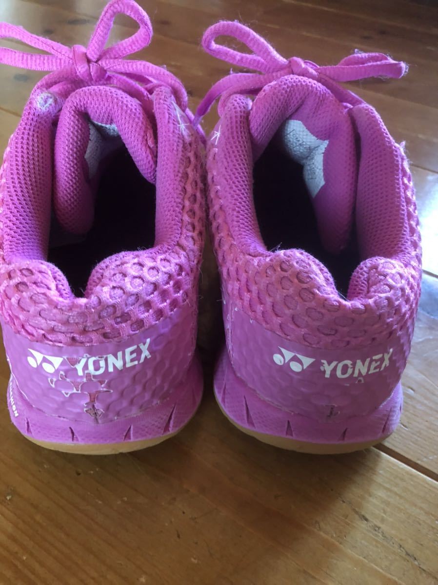 YONEX Yonex shoes pink bato Minton shoes 22cm