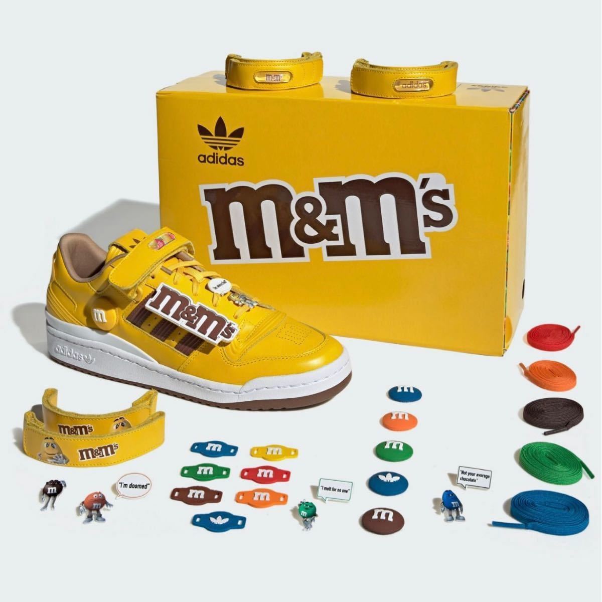 m&m's × adidas ForumLow 27 5cm スニーカー コラボ adidas｜Yahoo