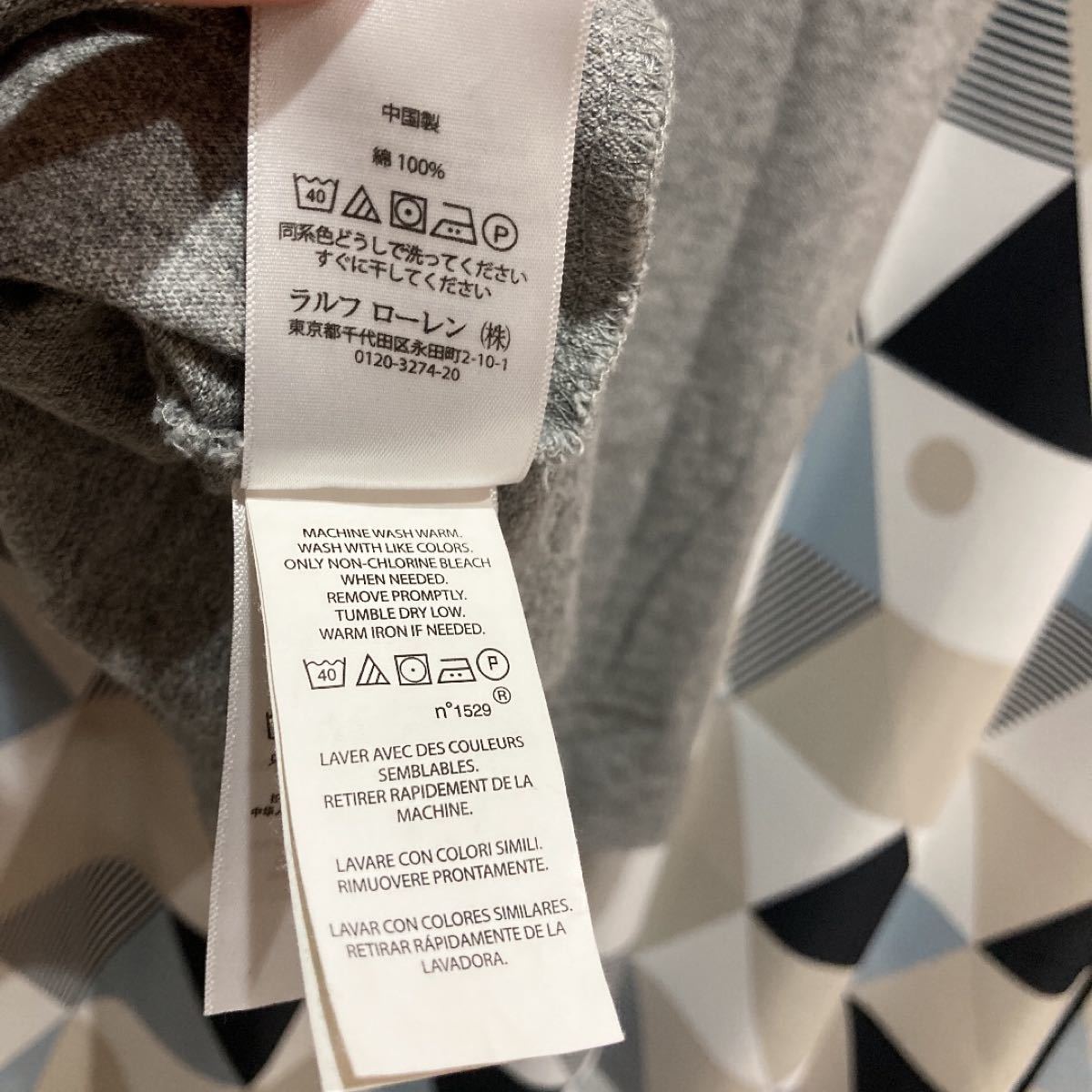 Polo Ralph Lauren 半袖ポロシャツ グレー シンプル ポロベア
