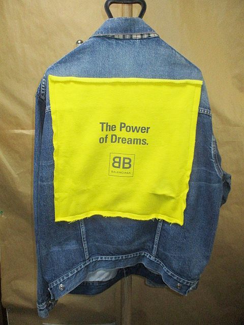 バレンシアガ BALENCIAGA 18SS The power of dreams バック パッチ