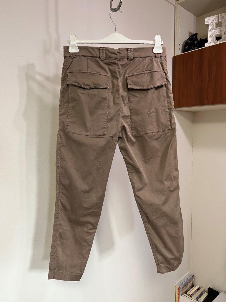 ブルネロクチネリ 定番の美しいパンツ ガーメントダイ コットン