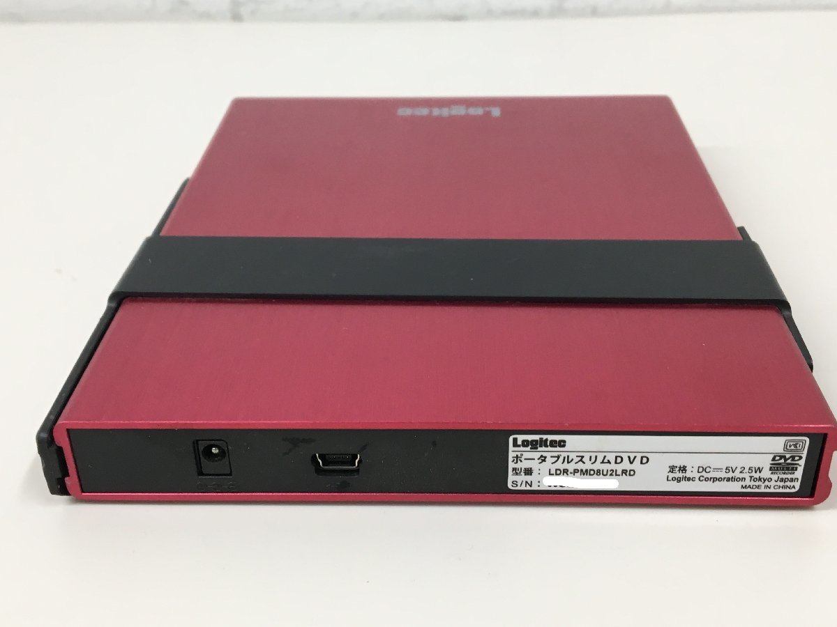 Logitec モバイルDVD LDR-PME8U2LRD 中古動作品 (管:2A2-M7)_画像5