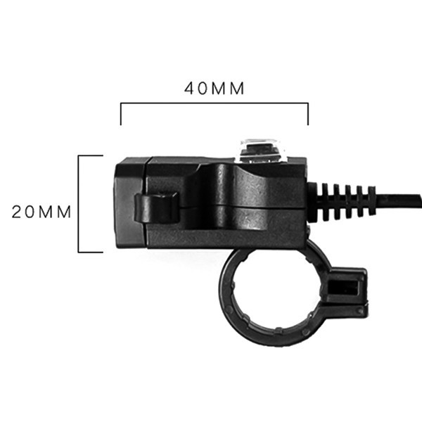 2WAY USB電源ポート ハンドル/ミラー/クランプ/ホルダー 400X ジェイド CB400SF NC31 NC39 NC42 CB750F CB1000SF CB1100 CB1300SF CB1300SB_画像4