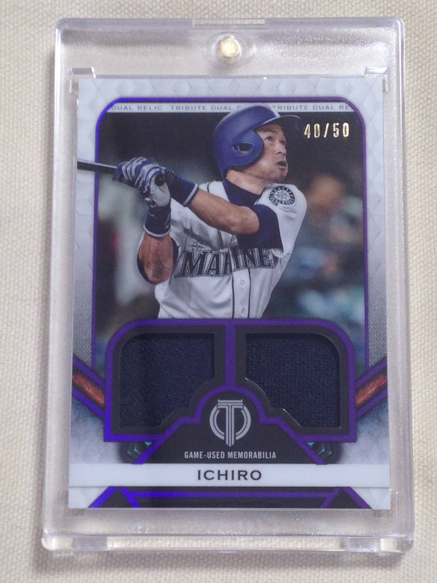 50枚限定 イチロー 実使用ジャージーカード 2021 Topps Tribute