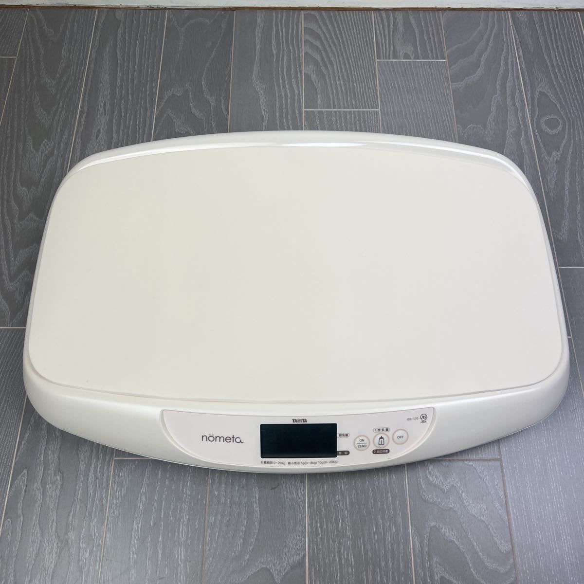 [ secondhand goods ]18 year made TANITA nometa BB-105 baby scale baby scales newborn baby electrification verification settled present condition goods 