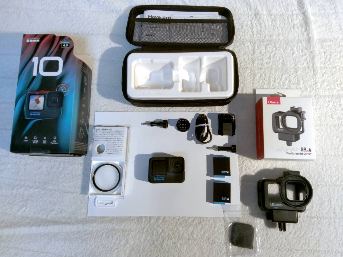 海外限定】 GoPro HERO10 Black 本体 純正アクセサリ kead.al