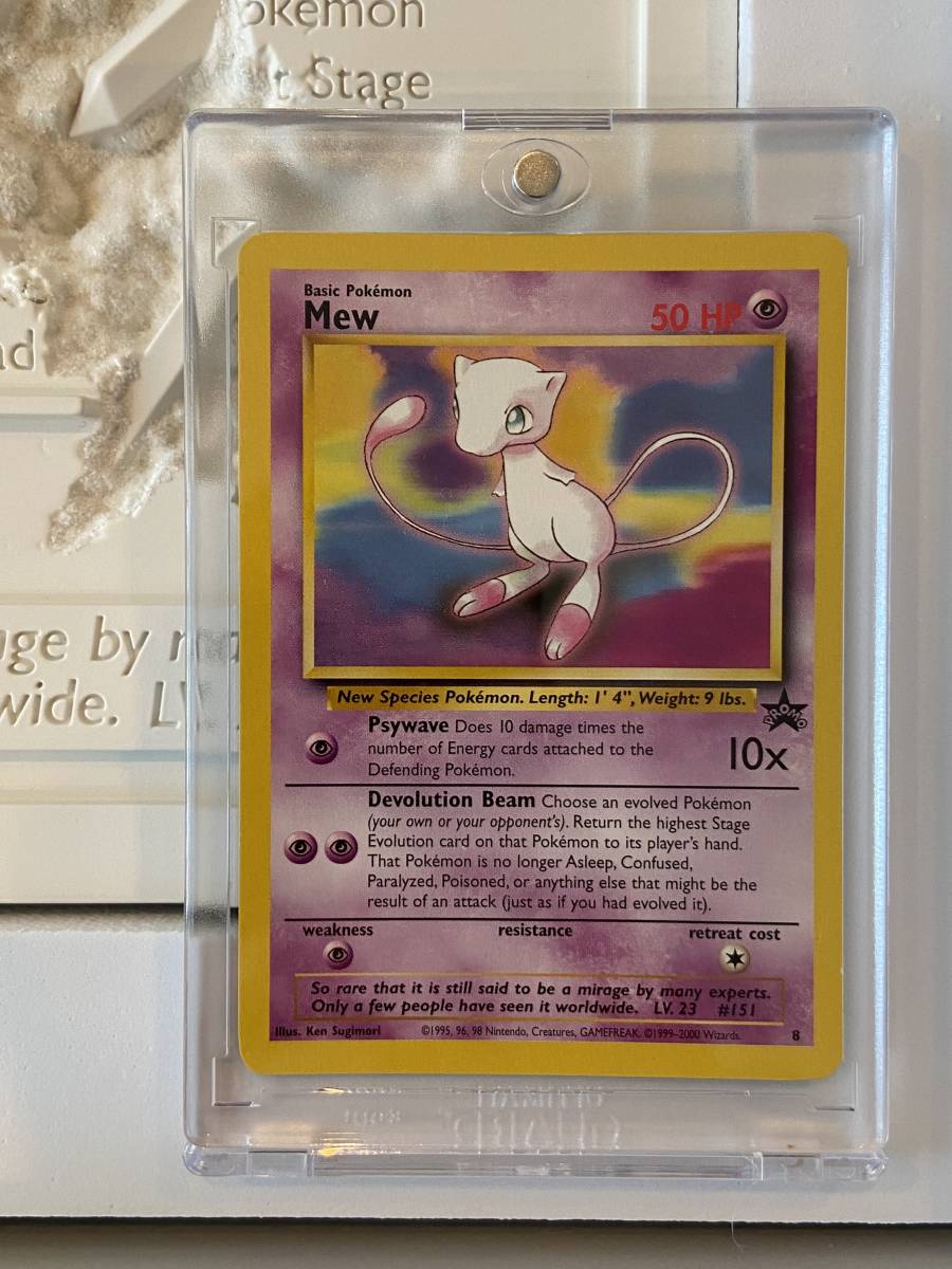 * новый товар стандартный товар * Daniel a- автомобиль m× Pokemon myuu/ Daniel Arsham x Pokemon Crystalized Mew Card Sculpture(Edition of 500)