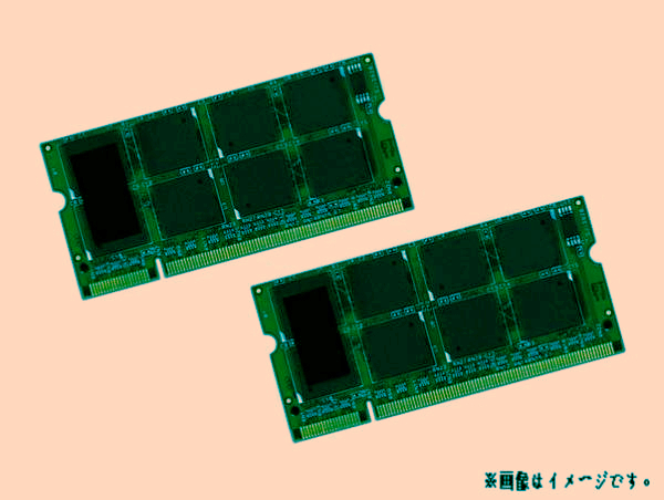 送料無料/各社PC相性保証/SDX533-1G/SDX667-1G×2互換対応2GBメモリセット（1GBX2_画像1