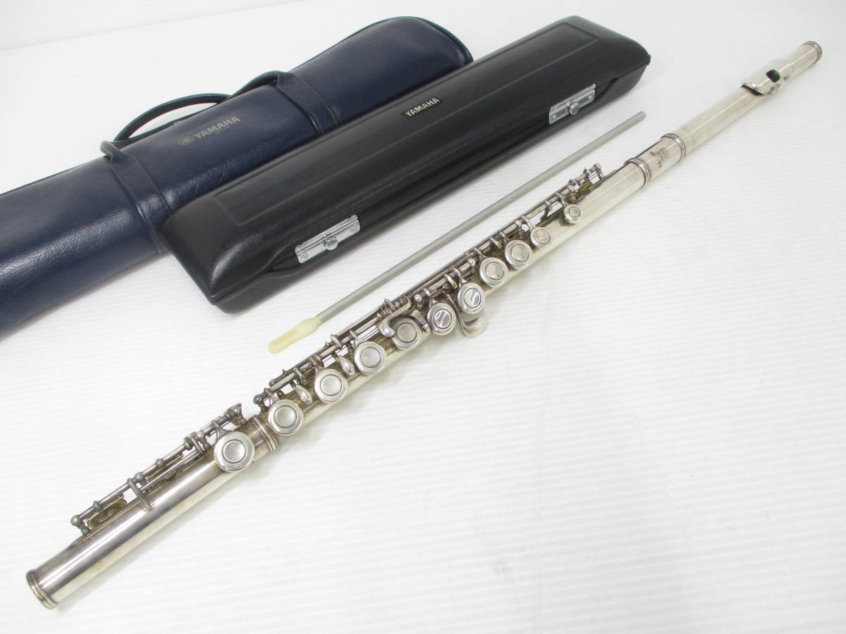 220508-004 YAMAHA ヤマハ フルート YFL-31 STERLING SILVER刻印有 頭