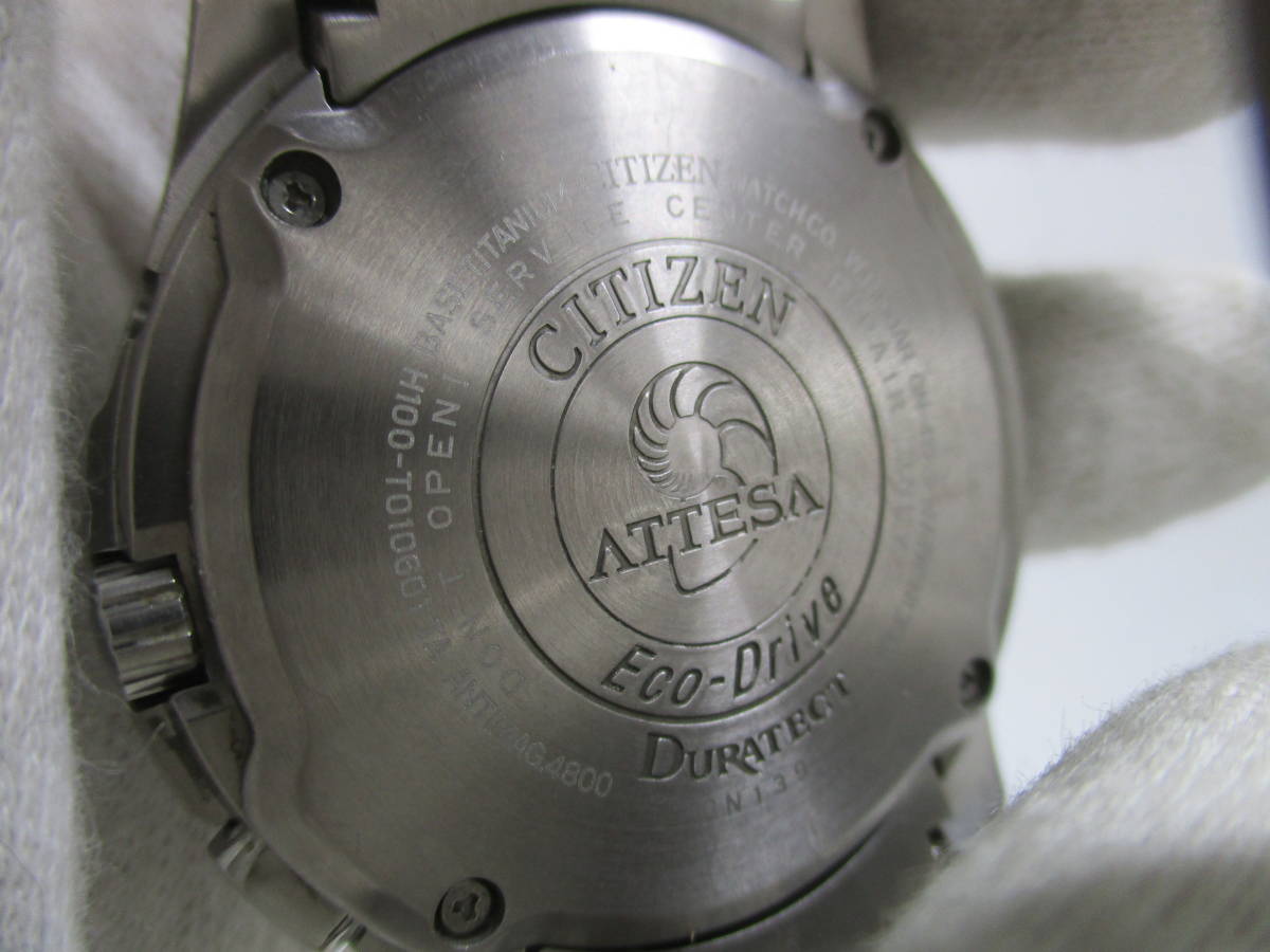 220516-019 CITIZEN シチズン エコドライブ アテッサ H100-T010601