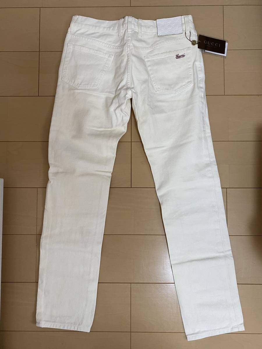 グッチ ホワイトデニムパンツ サイズ46 の商品詳細 | 日本・アメリカの