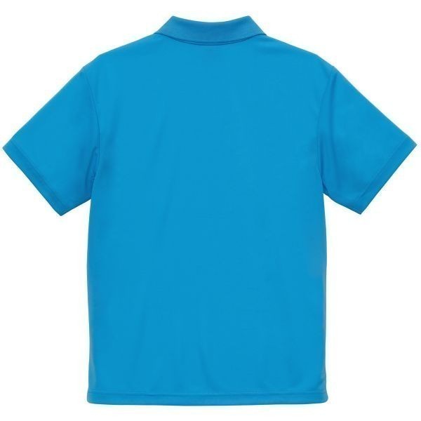 ポロシャツ XXXXL ターコイズ ブルー ボタンダウン 半袖ポロシャツ 半袖 ドライ素材 ドライ 無地 速乾 胸ポケット有 A618 4XL 5L 水色 青_画像7