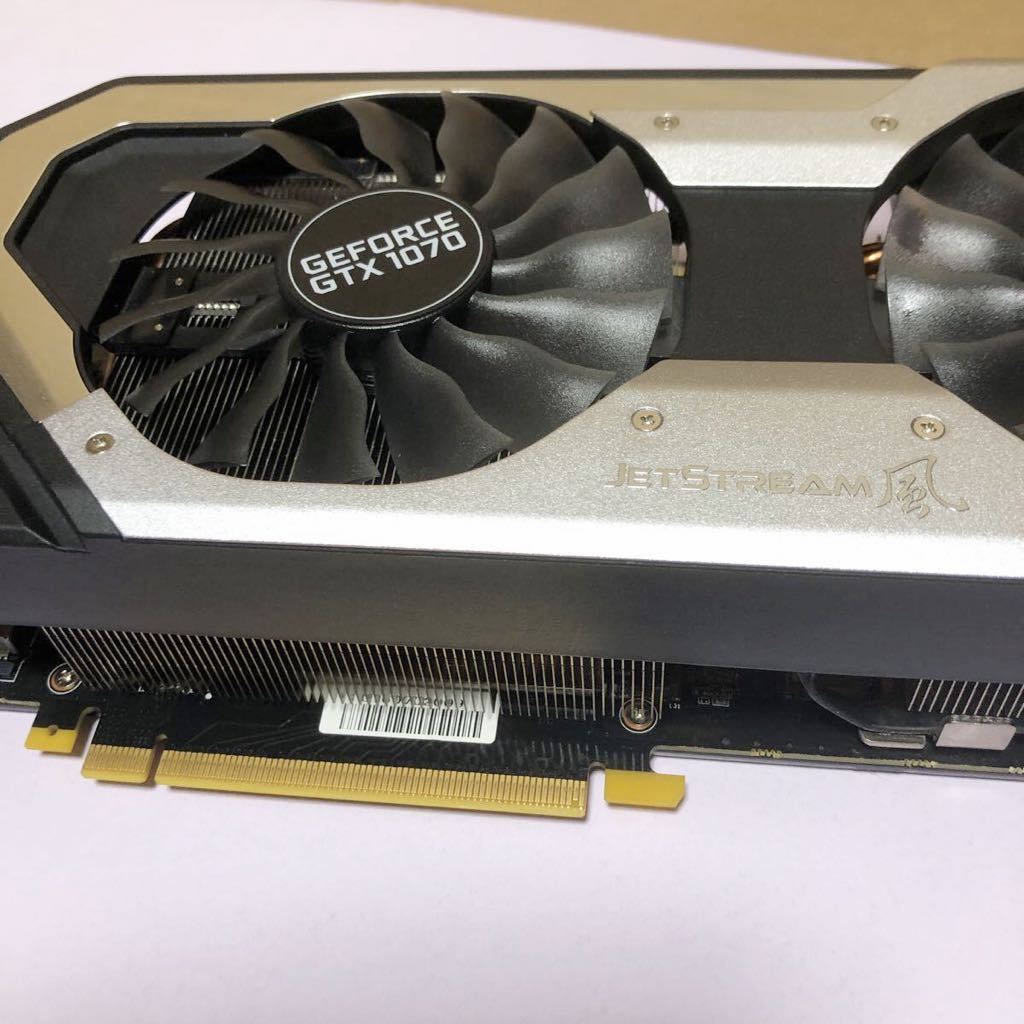 中古美品Palit GTX1070 SUPER JETSTREAM 風8GB グラフィックボード　ビデオカード GeForce NVIDIA 管号SHZ255_画像2