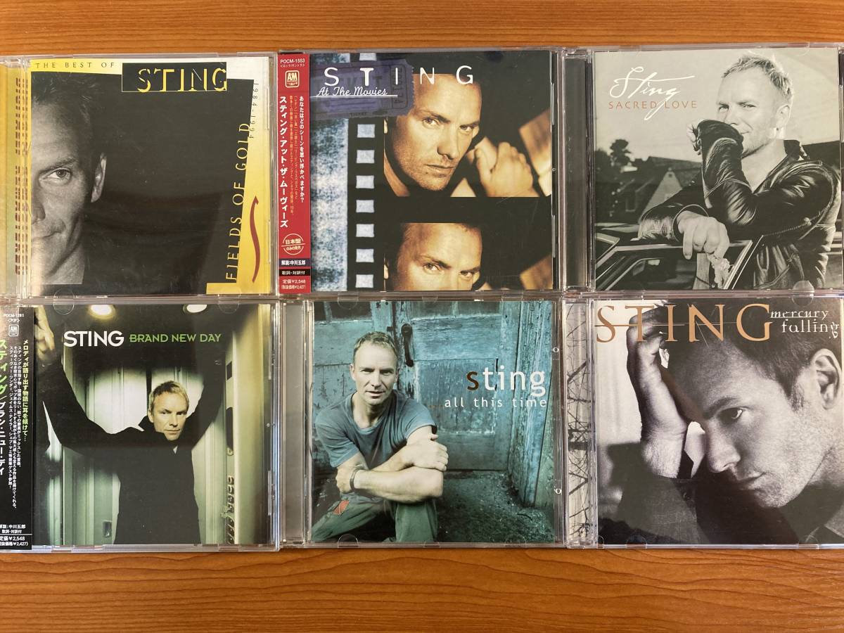 【6】W3249 スティング (Sting) CD アルバム 6枚セット
