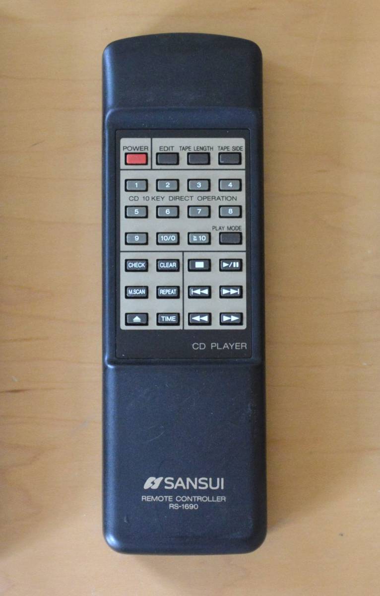 Sansui CD-α717DR CDプレーヤー 動作確認 リモコン付 送料無料 Sansui CD-α717DR CDプレーヤー 動作確認 リモコン付 送料無料