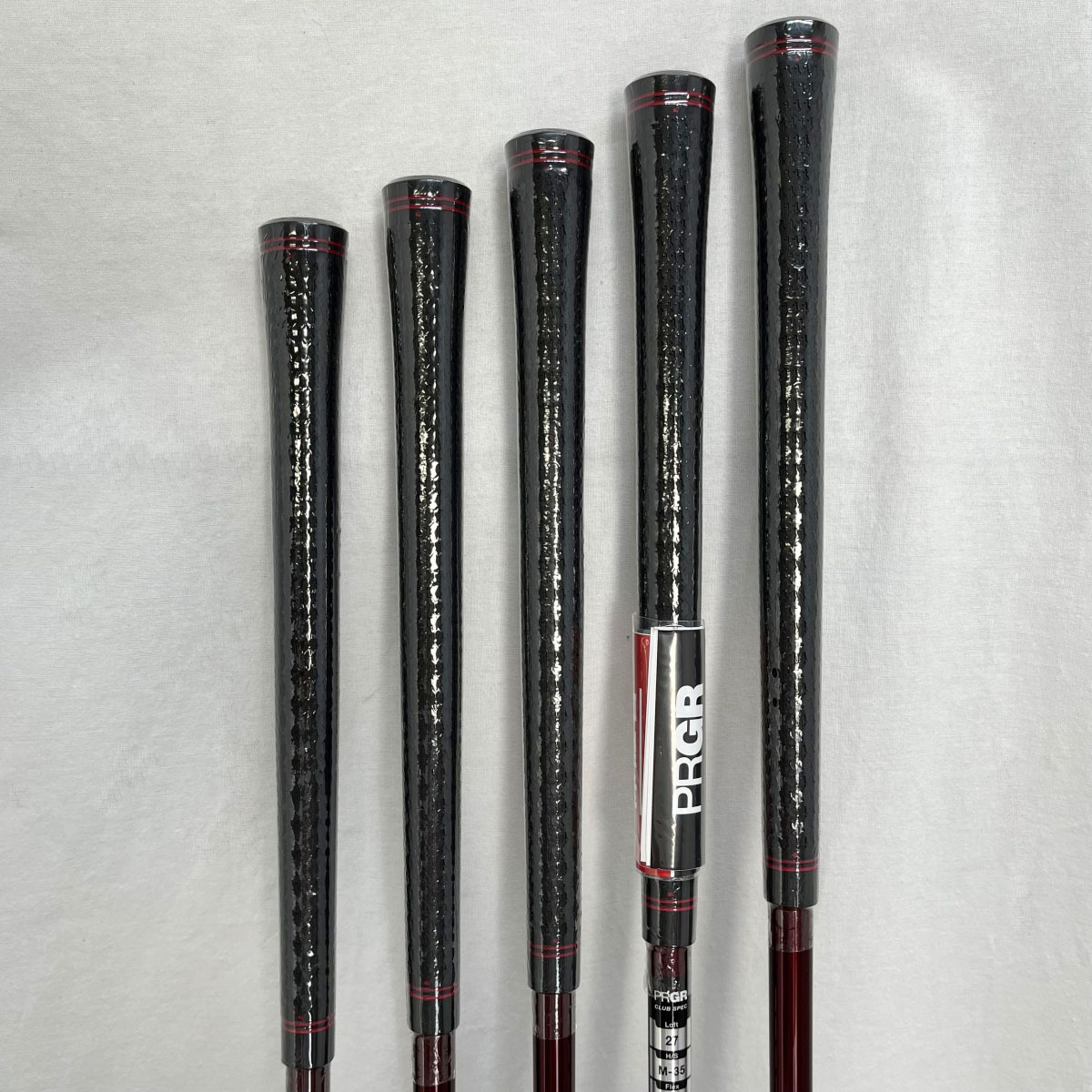 新品 プロギア RS RED アイアン5本セット #6～#9/PW スピーダーエボリューション for PRGR R2（M35）_画像6