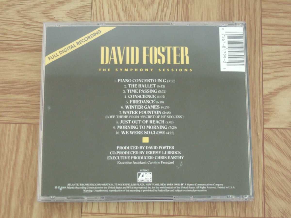 [CD] David * Foster DAVID FOSTER / THE SYMPHONY SESSIONS [Made in USA]