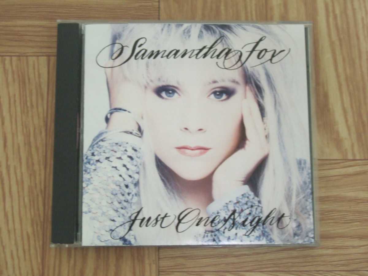 【CD】サマンサ・フォックス SAMANTHA FOX / JUST ONE NIGHT [Made in USA]_画像1