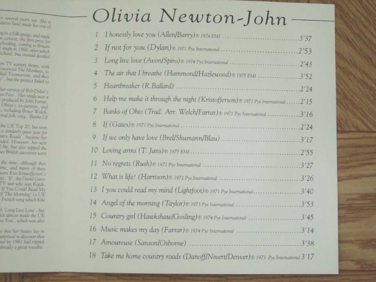 【CD】オリヴィア・ニュートン・ジョン Olivia Newton-John / HER GREATEST HITS 