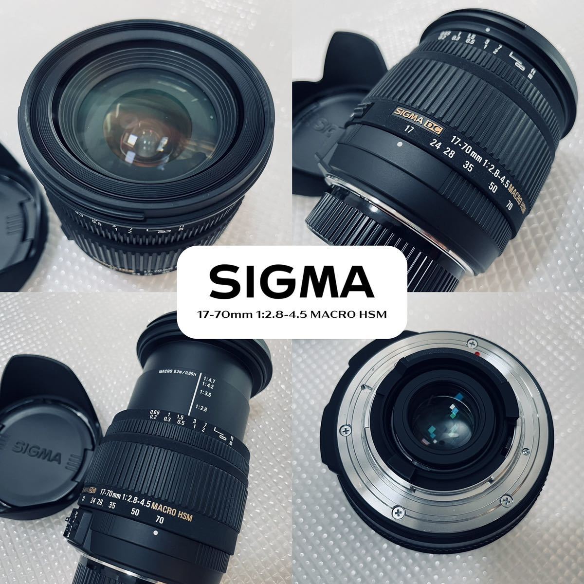 見事な [美品]シグマ SIGMA ニコン用 Nikon HSM MACRO F2.8-4.5 17-70mm DC - シグマ -  reachahand.org