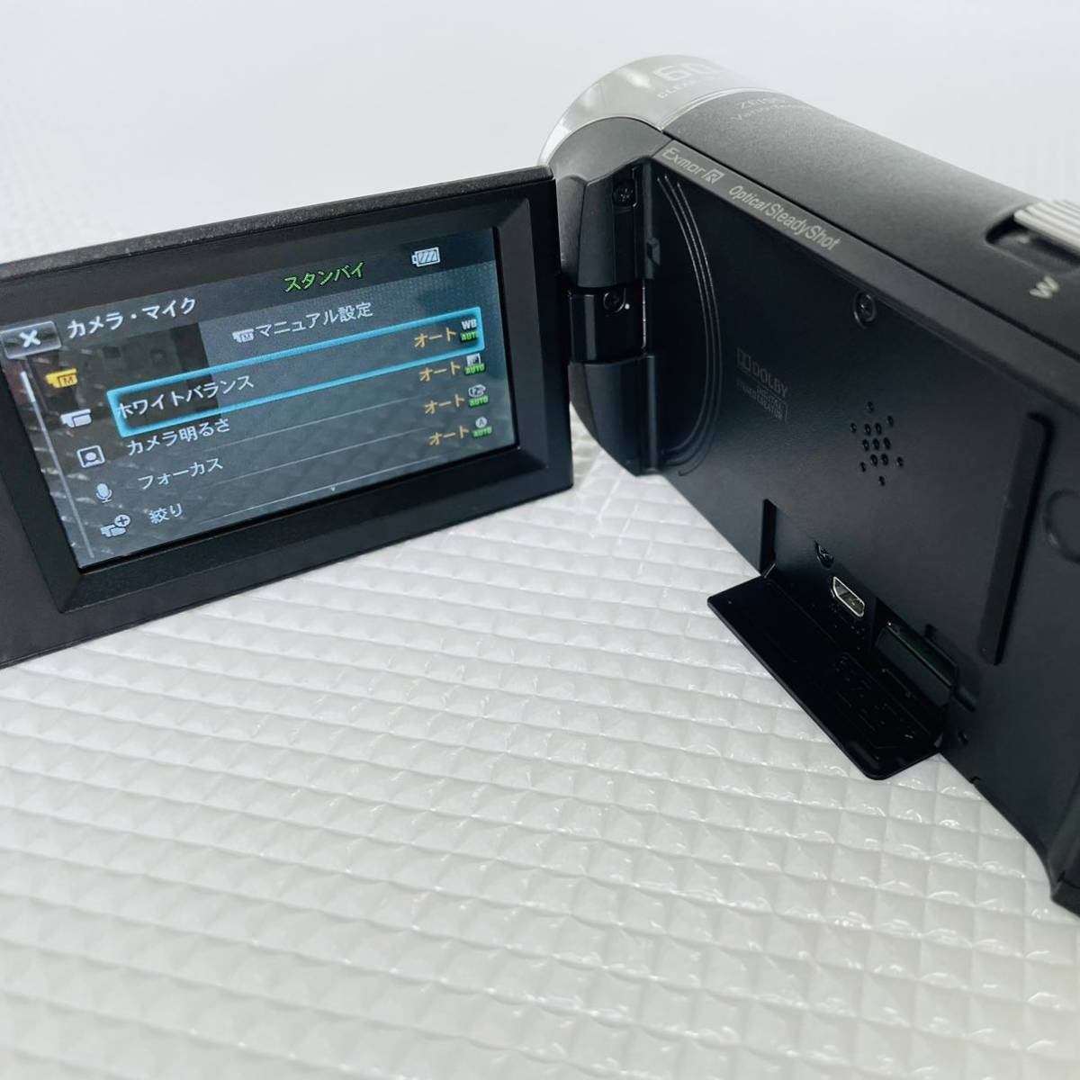 SONY HDR-CX470 HANDYCAM ビデオカメラ FullHD1080 ブラック 動作確認