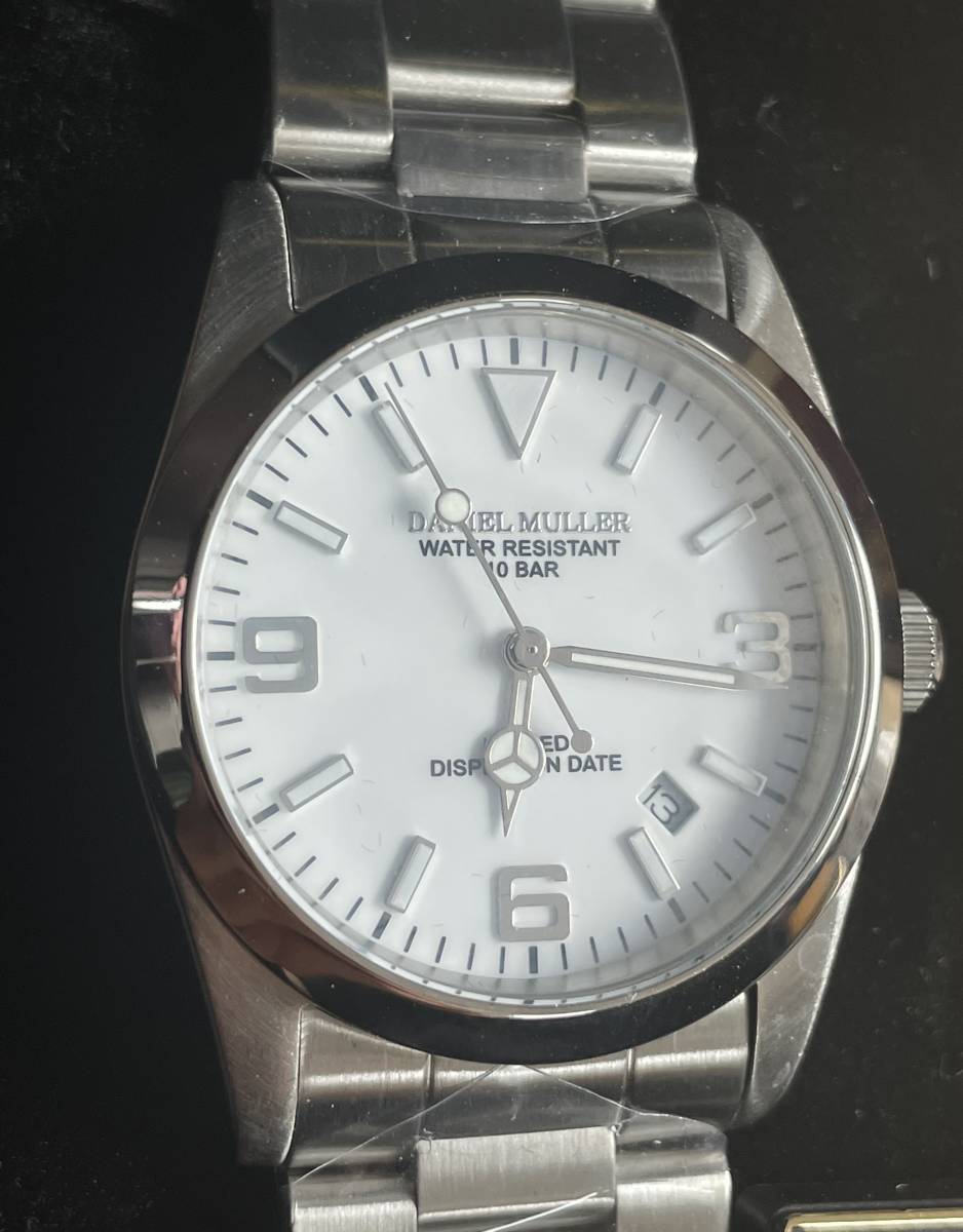 商品追加値下げ在庫復活 Daniel Muller メンズクォーツ腕時計 クロノグラフ Dm 27bkp Riosmauricio Com