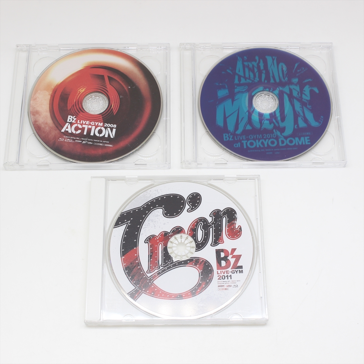 B'z ブルーレイ 5枚セット 稲葉浩志 松本孝弘 Blu-ray ライブ LIVE-GYM 2010 at TOKYO DOME / C'mon / ACTION / enⅡ / en Ⅲ _画像1