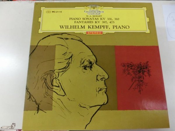 LP / ケンプ / モーツァルト：ピアノ・ソナタ / D.Grammophon / MG-2116 / 日本盤_画像1