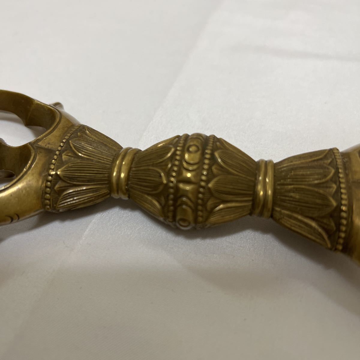大型【三鈷杵】密教 仏具 法具 寺院 袈裟 僧侶 仏教 法衣 袈裟 大型【三鈷杵】密教 仏具 法具 寺院 袈裟 僧侶 仏教 法衣 袈裟