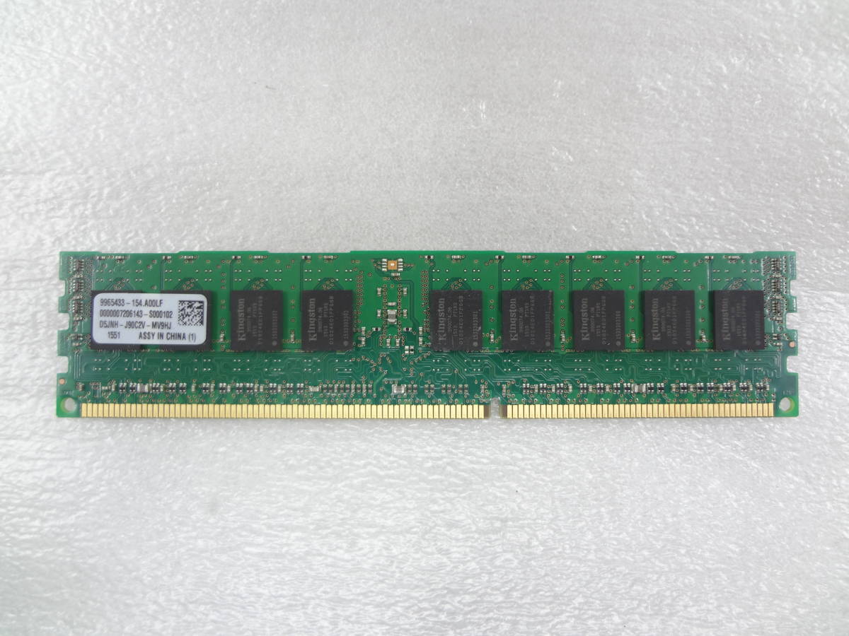 複数入荷 ★Kingston PC3-12800R 8GB Serverメモリ★ 動作品 の画像3