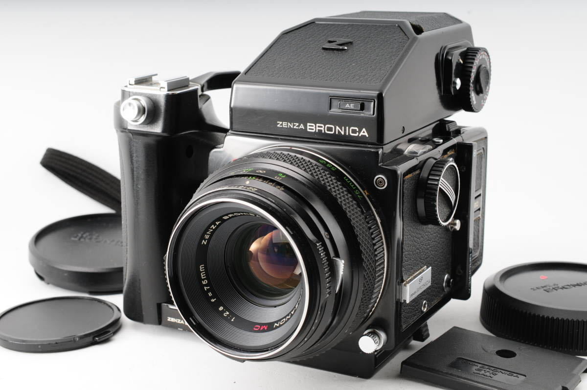 ☆超希少☆ゼンザブロニカ Zenza Bronica ETR SP + Zenzanon MC 75mm