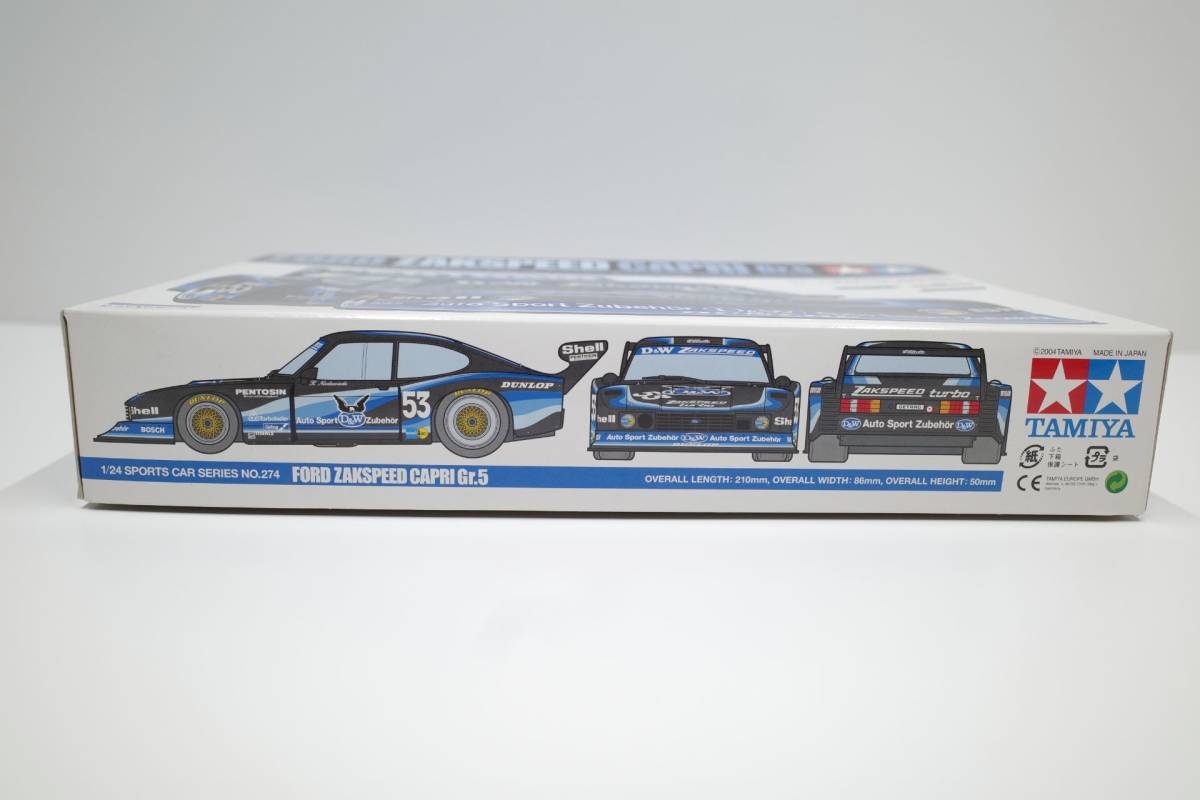 Pz62B◆24274 タミヤ 1/24 ザクスピード フォード カプリ Gr.5 カルトグラフデカール Ford ZAKSPEED CAPRI プラモデル 未組立_画像10