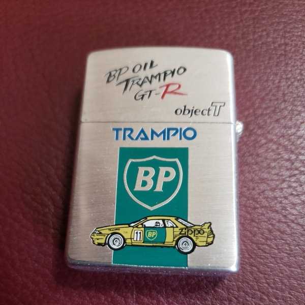 ZIPPO オイルライター JTC1993 BP OIL TRAMPIO GT-R　キーホルダー付き シリアルNo.004● 美品_画像3