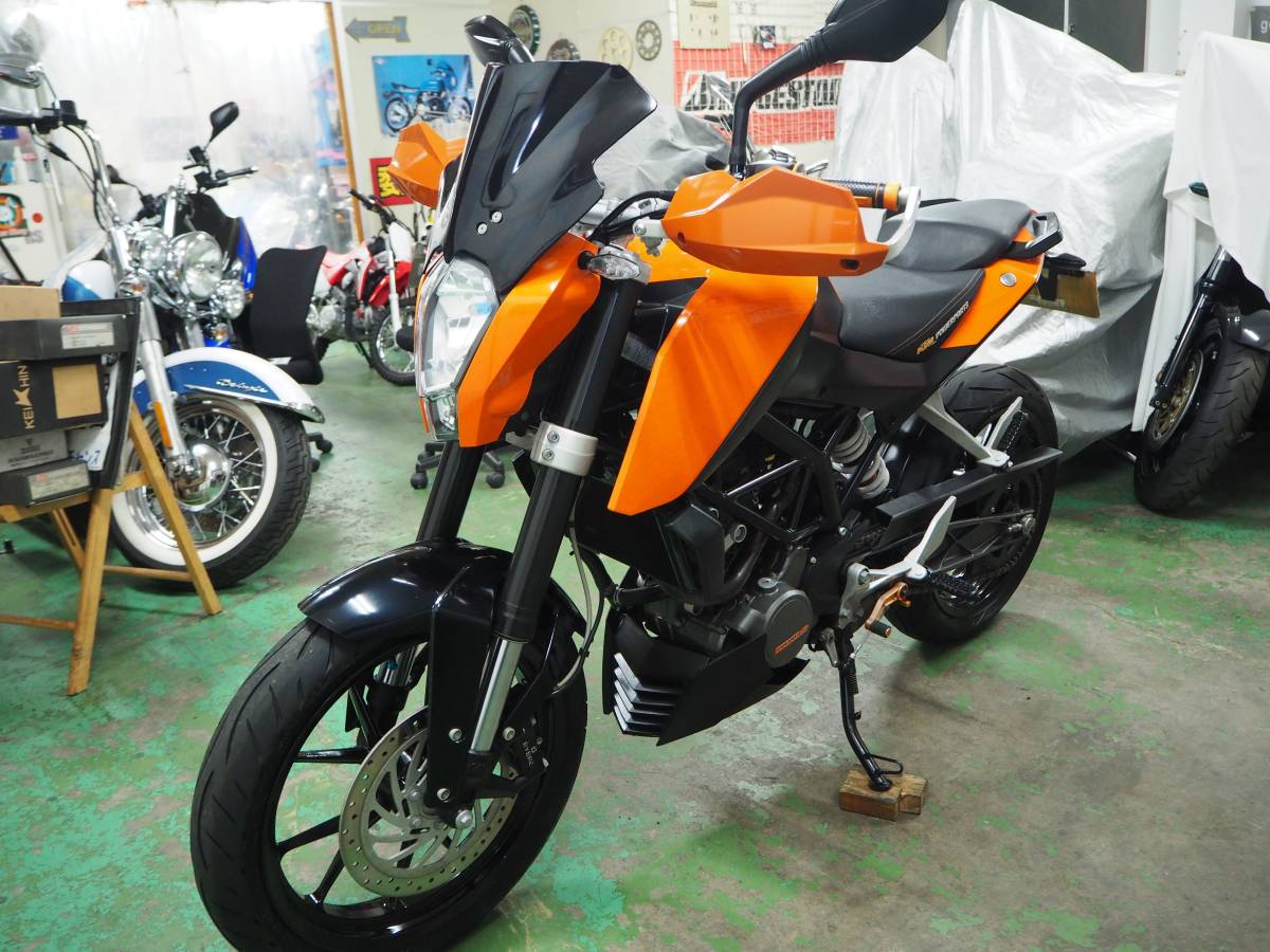 KTM 125DUKE デューク　自賠責あり　即乗り出し可能　100円スタート　youtube動画あり　埼玉より_画像4