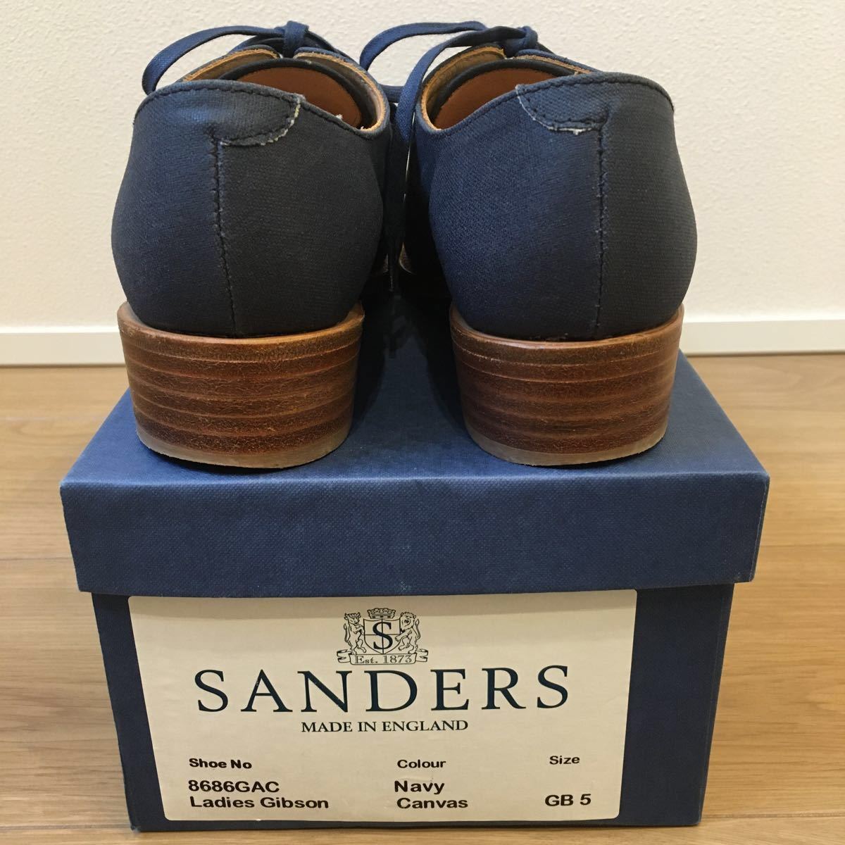 10%OFF sanders サンダース 革靴 レディース 23.5cm